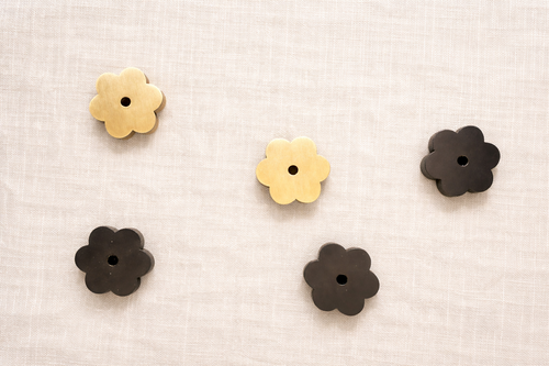 brass flower incense holder