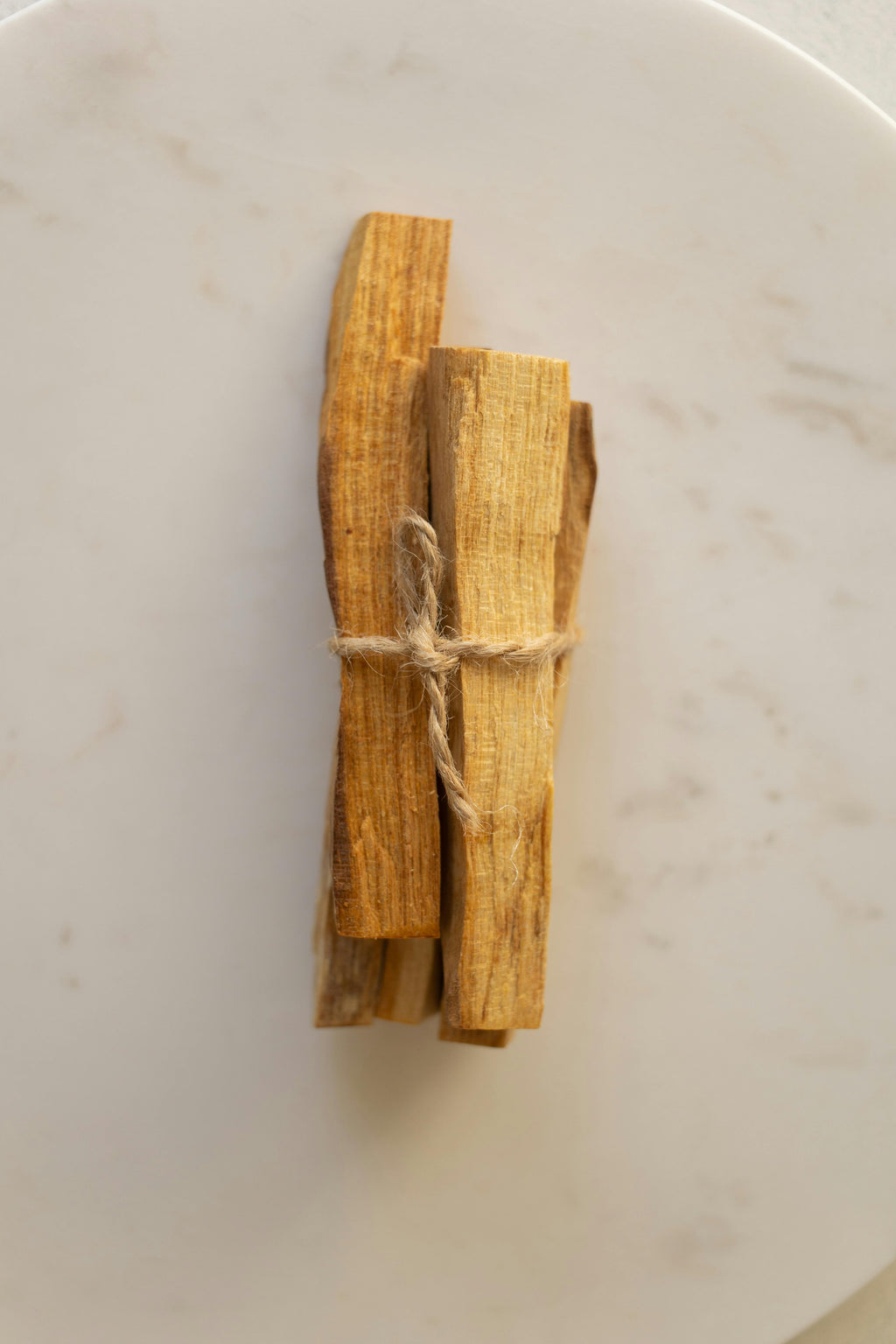 Palo Santo sticks tied with twine