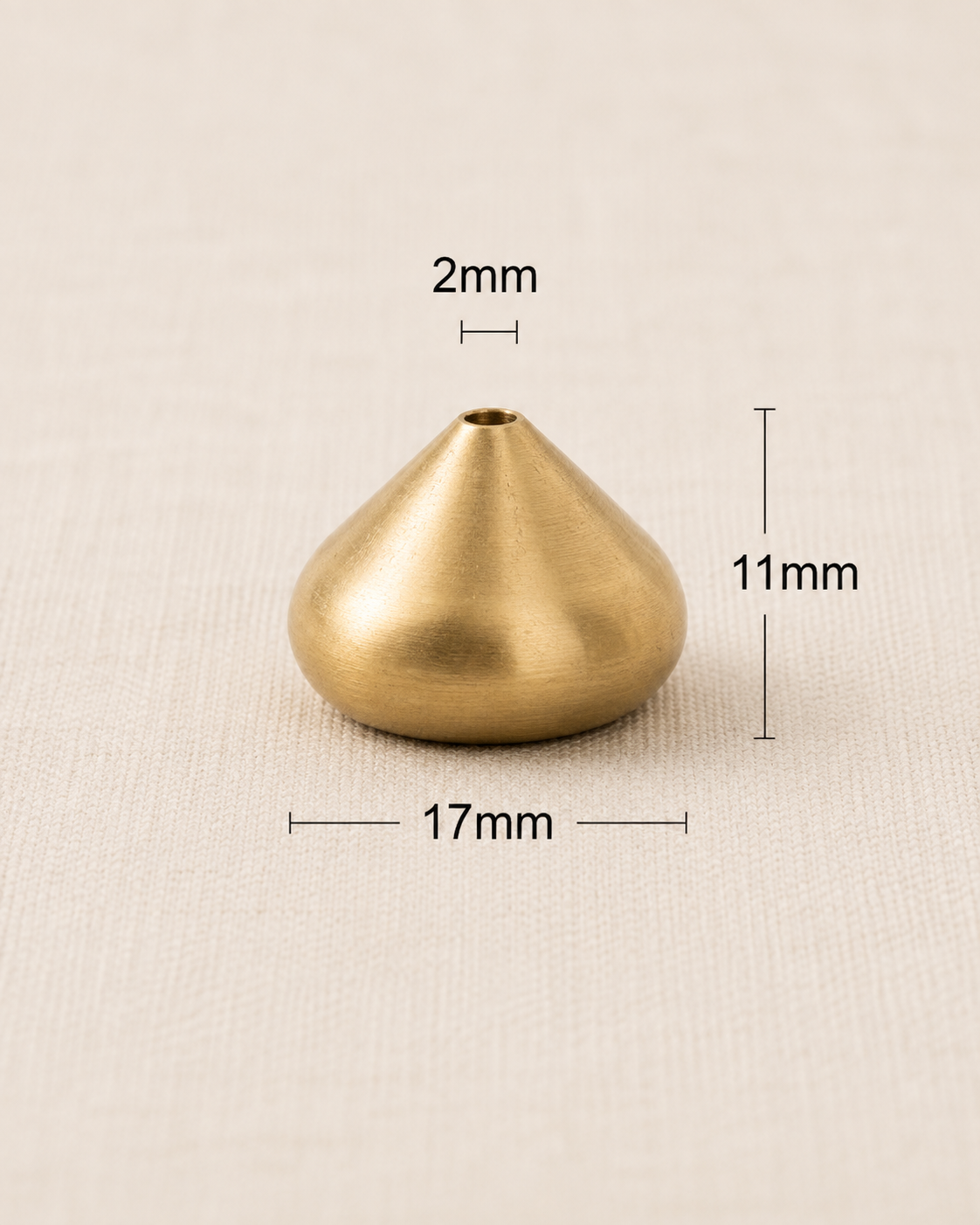 brass drop incense holder — petite