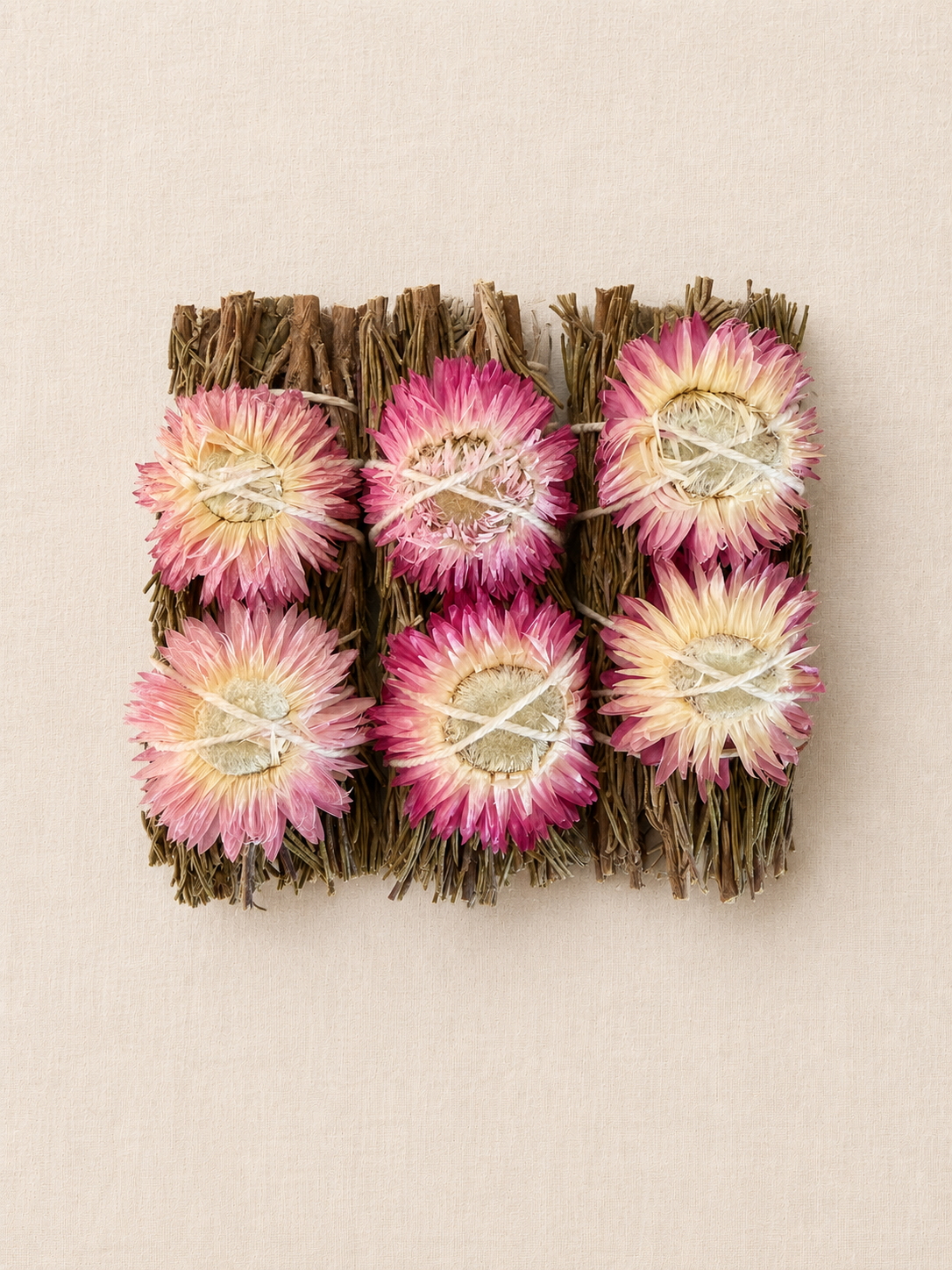 strawflower white sage bundle