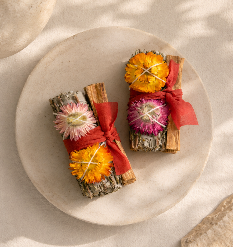 white sage & palo santo bundle
