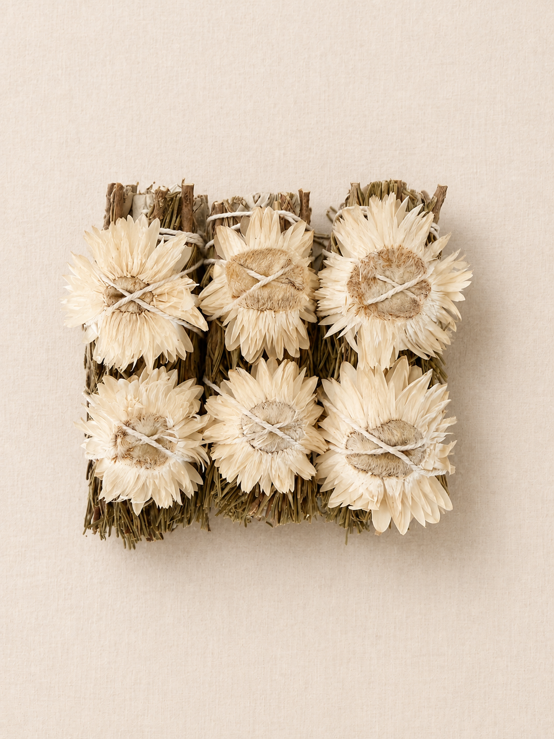 strawflower white sage bundle